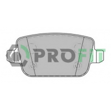 5000-1917 PROFIT Комплект тормозных колодок, дисковый тормоз