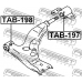 TAB-197 FEBEST Подвеска, рычаг независимой подвески колеса