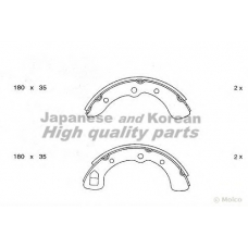 D083-01 ASHUKI Комплект тормозных колодок