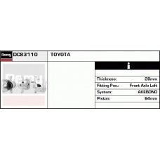 DC83110 DELCO REMY Тормозной суппорт