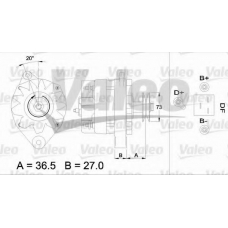 433395 VALEO Генератор