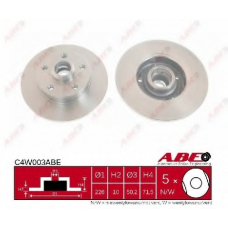C4W003ABE ABE Тормозной диск