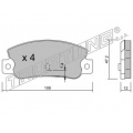 037.0 TRUSTING Комплект тормозных колодок, дисковый тормоз
