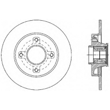 BDA2341.30 OPEN PARTS Тормозной диск