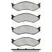 PA1322 BRAKE ENGINEERING Комплект тормозных колодок, дисковый тормоз