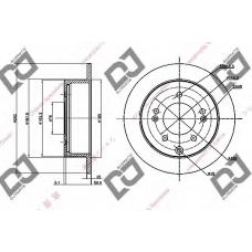 BD2194 DJ PARTS Тормозной диск