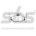 1501223915 S.b.s. Комплект тормозных колодок, дисковый тормоз