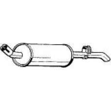 185-743 BOSAL Глушитель выхлопных газов конечный