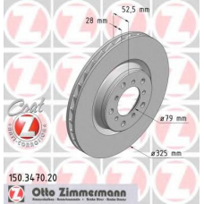 150.3470.20 ZIMMERMANN Тормозной диск