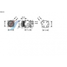 CNK218 AVA Компрессор, кондиционер