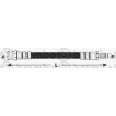 T 23 012 BREMBO Тормозной шланг