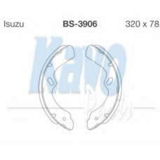 BS-3906 KAVO PARTS Комплект тормозных колодок