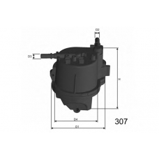F112 MISFAT Топливный фильтр