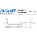 BGS11137 BUGIAD Газовая пружина, заднее стекло