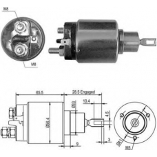 940113050419 MAGNETI MARELLI Тяговое реле, стартер