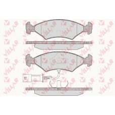 626.0327 VILLAR Комплект тормозных колодок, дисковый тормоз