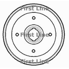 FBR949 FIRST LINE Тормозной барабан