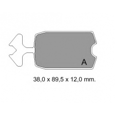 830660 Vema Комплект тормозных колодок, дисковый тормоз