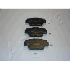 51-04-499 Ashika Комплект тормозных колодок, дисковый тормоз