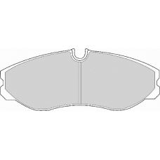 FD6623N NECTO Комплект тормозных колодок, дисковый тормоз