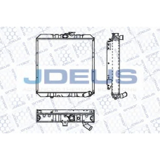 RA0020091 JDEUS Радиатор, охлаждение двигателя