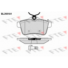 BL2601A1 FTE Комплект тормозных колодок, дисковый тормоз