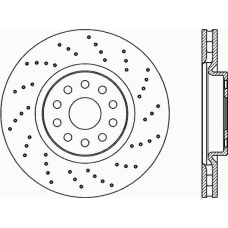 BDRS1737.25 OPEN PARTS Тормозной диск