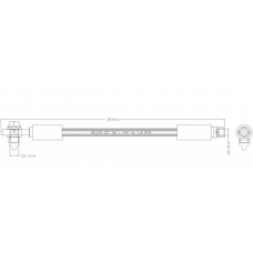 6067 REMKAFLEX Тормозной шланг