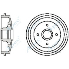 DRM9922 APEC Тормозной барабан