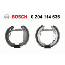 0 204 114 636 BOSCH Комплект тормозных колодок