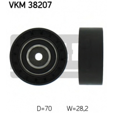 VKM 38207 SKF Паразитный / ведущий ролик, поликлиновой ремень
