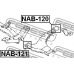 NAB-120 FEBEST Подвеска, рычаг независимой подвески колеса