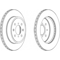 DDF1509C-1 FERODO Тормозной диск