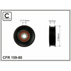159-80 CAFFARO Паразитный / ведущий ролик, поликлиновой ремень