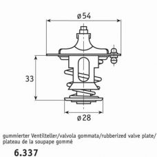 6.337.88 BEHR Термостат, охлаждающая жидкость
