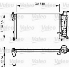 730984 VALEO Радиатор, охлаждение двигателя