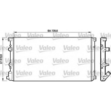 732798 VALEO Радиатор, охлаждение двигателя