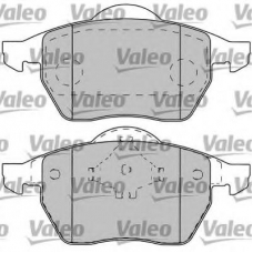 551769 VALEO Комплект тормозных колодок, дисковый тормоз