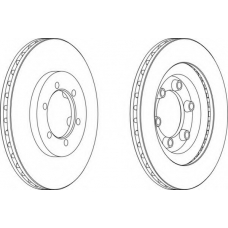 DDF1346-1 FERODO Тормозной диск