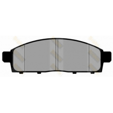 PA1808 BRAKE ENGINEERING Комплект тормозных колодок, дисковый тормоз