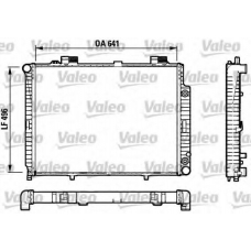 732601 VALEO Радиатор, охлаждение двигателя