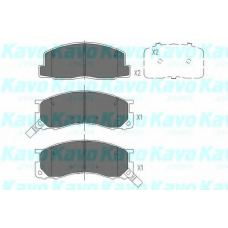 KBP-9100 KAVO PARTS Комплект тормозных колодок, дисковый тормоз