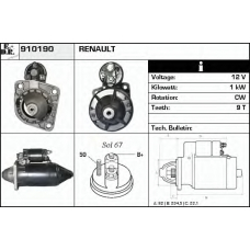 910190 EDR Стартер