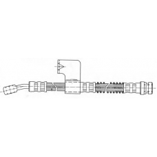 511878 KAWE Тормозной шланг