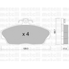 22-0174-1 METELLI Комплект тормозных колодок, дисковый тормоз