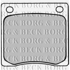 BBP1296 BORG & BECK Комплект тормозных колодок, дисковый тормоз