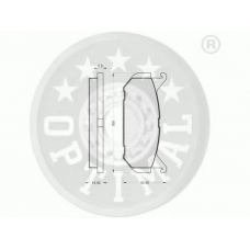 9812 OPTIMAL Комплект тормозных колодок, дисковый тормоз