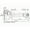 OJ-0310 InterParts Шарнирный комплект, приводной вал