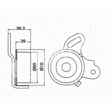 ITB-6511 IPS Parts Устройство для натяжения ремня, ремень грм