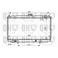 QER2447 QUINTON HAZELL Радиатор, охлаждение двигателя